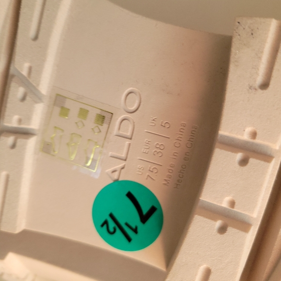 Aldo Womens Bigact Sock Boot Lug Chunky Sole 7 1/2 New Without Tags - Picture 4 of 7